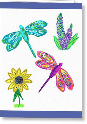 Dragonfly Treats - Greeting Card