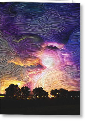 Eye of the Storm - Greeting Card