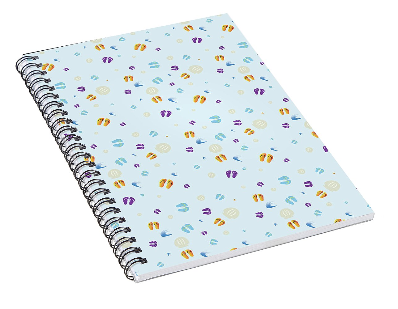 Flip to the Flops Pattern - Spiral Notebook