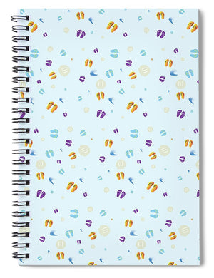 Flip to the Flops Pattern - Spiral Notebook