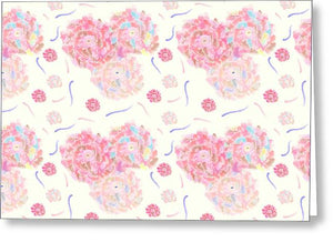 Flower Bouquet Pattern - Greeting Card