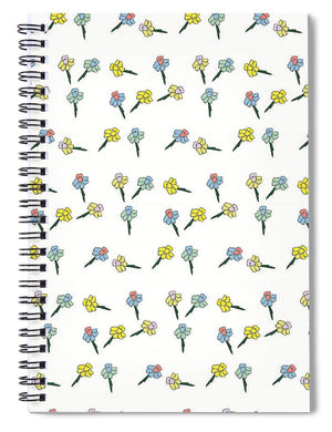 Flower Fun Pattern - Spiral Notebook