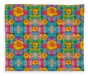 Flower Power Pattern - Blanket