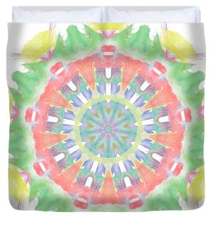 Fruity Cocktails Mandala - Duvet Cover