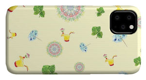 Fruity Cocktails Pattern - Phone Case
