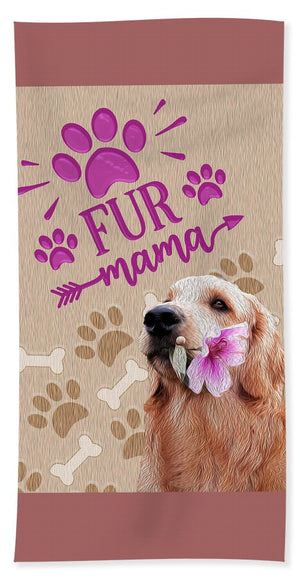 Fur Mama - Beach Towel