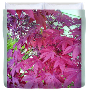 Japanese Maple Leaves - Duvet Cover