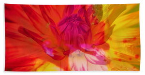 Ketchup and Mustard Floral 1 of 2 - Beach Towel