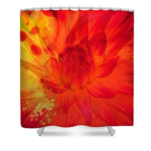 Ketchup and Mustard Floral 2 of 2 - Shower Curtain