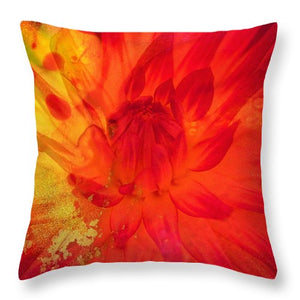 Ketchup and Mustard Floral 2 of 2 - Throw Pillow