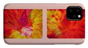 Ketchup and Mustard Floral Diptych - Phone Case