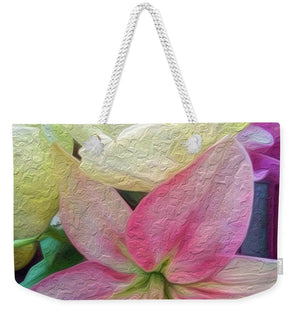 Lily and Tulips - Stylized - Weekender Tote Bag