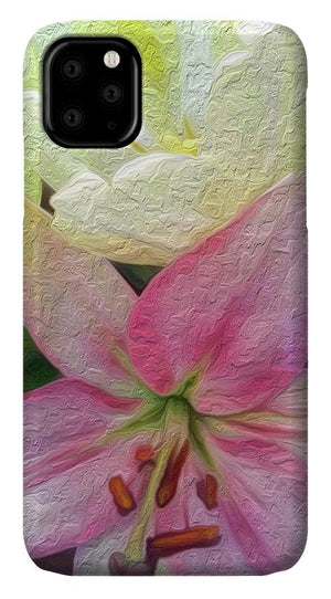 Lily and Tulips - Stylized - Phone Case
