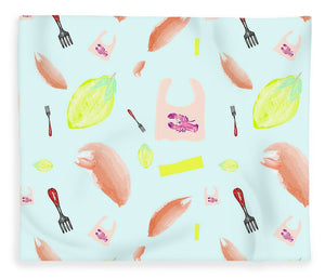 Lobster Dinner Pattern - Blanket