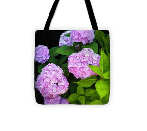 Martha's Vineyard Hydrangeas 2 - Stylized - Tote Bag