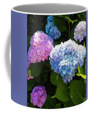 Martha's Vineyard Hydrangeas - Stylized - Mug