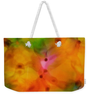 Orange Flowers Abstract - Weekender Tote Bag