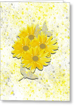 Pantone Sunflowers - Greeting Card