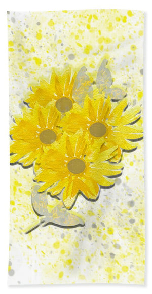 Pantone Sunflowers - Beach Towel