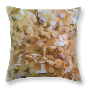 Pearlescent Hydrangea - Throw Pillow