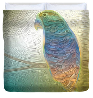 Perched Parrot - Duvet Cover