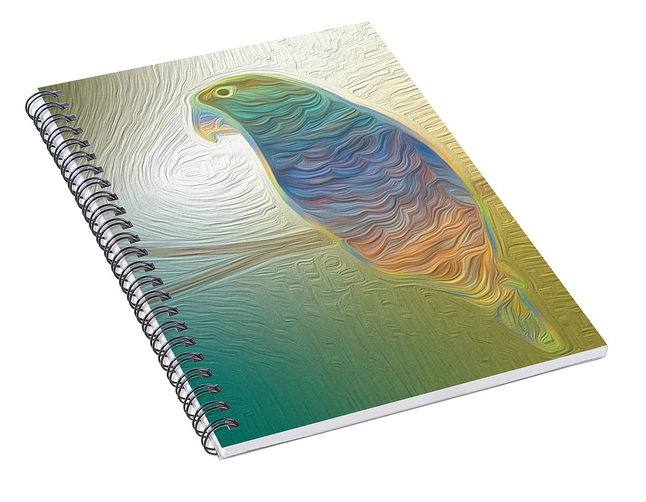 Perched Parrot - Spiral Notebook