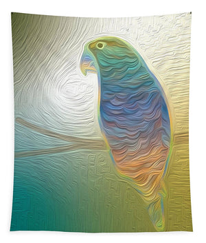 Perched Parrot - Tapestry