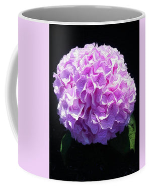 Pink Hydrangea - Stylized - Mug