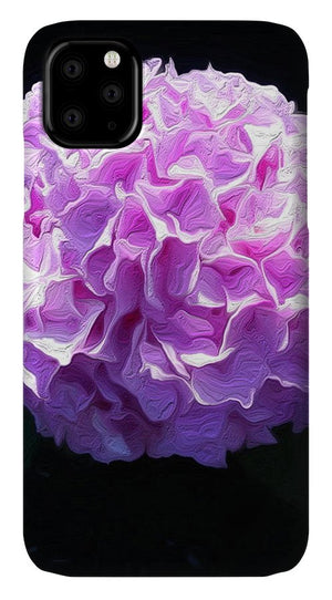 Pink Hydrangea - Stylized - Phone Case