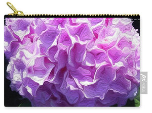 Pink Hydrangea - Stylized - Carry-All Pouch