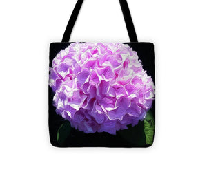 Pink Hydrangea - Stylized - Tote Bag