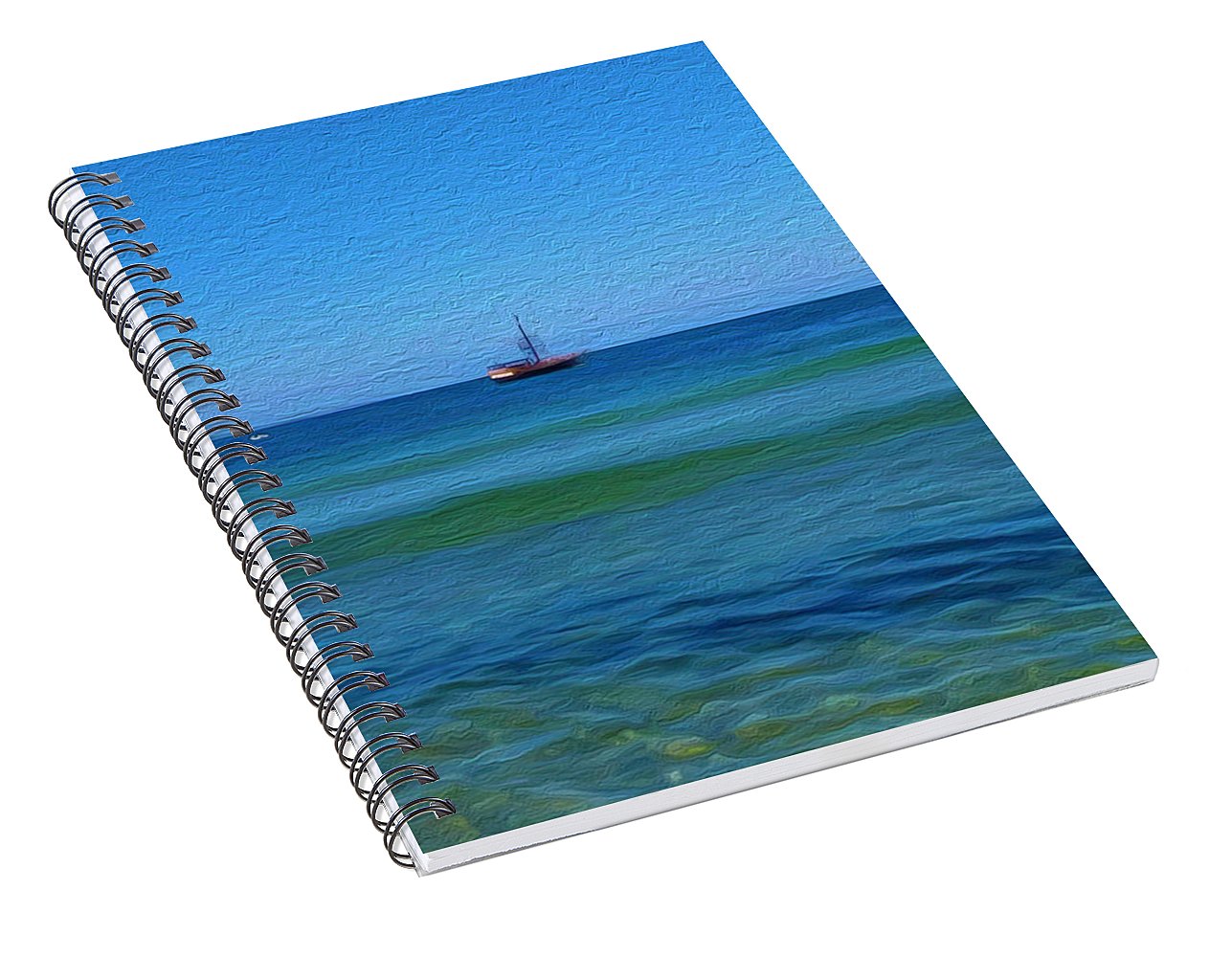 Pirate Ship, Oak Bluffs, MA - Spiral Notebook