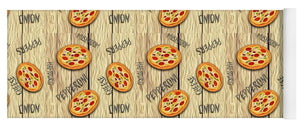 Pizza Party Pattern - Yoga Mat