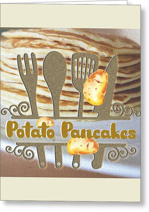 Potato Pancakes - Greeting Card