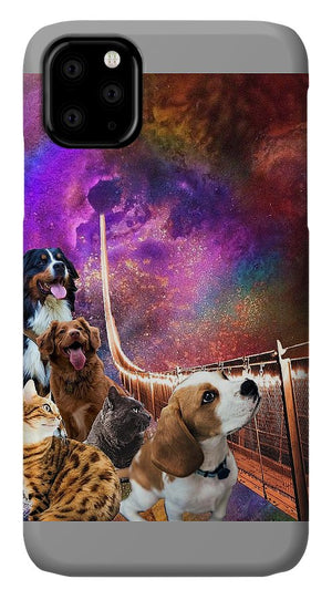 Rainbow Bridge - Cats and Dogs - Phone Case