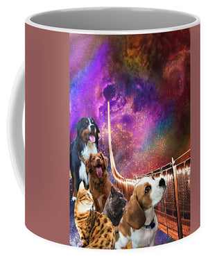 Rainbow Bridge - Cats and Dogs - Mug