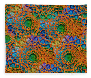 Rainbow Mandala Crochet Pattern - Blanket