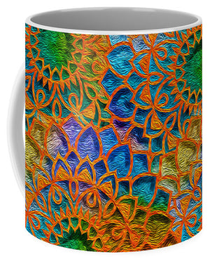 Rainbow Mandala Crochet Pattern - Mug
