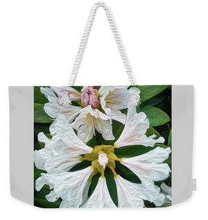 Rhododendron Flowers - Stylized - Weekender Tote Bag