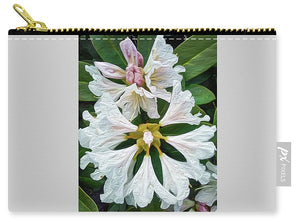Rhododendron Flowers - Stylized - Carry-All Pouch