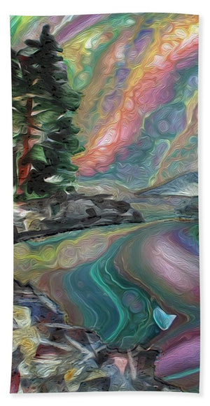 Rocky River Shoreline - Beach Towel