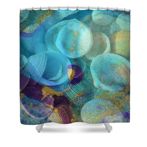 Shells, Sea and Sand 1 - Shower Curtain