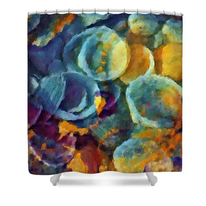 Shells, Sea and Sand 3 - Shower Curtain
