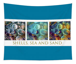 Shells, Sea and Sand Triptych - Tapestry