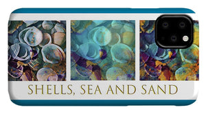 Shells, Sea and Sand Triptych - Phone Case