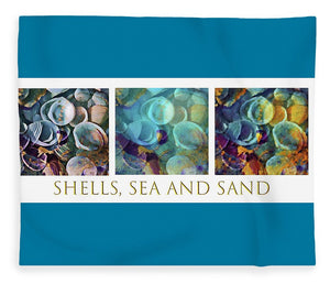 Shells, Sea and Sand Triptych - Blanket