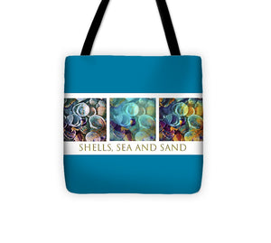 Shells, Sea and Sand Triptych - Tote Bag