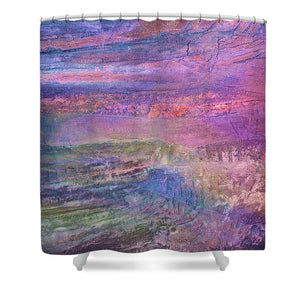 Sunset on the Jetty - Shower Curtain