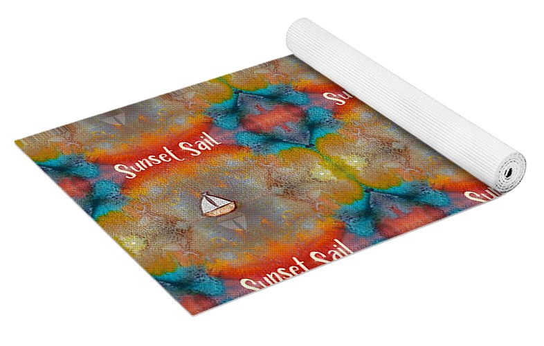Sunset Sail Pattern - Yoga Mat