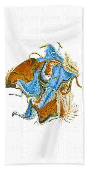 The Cowboy Abstract - Beach Towel